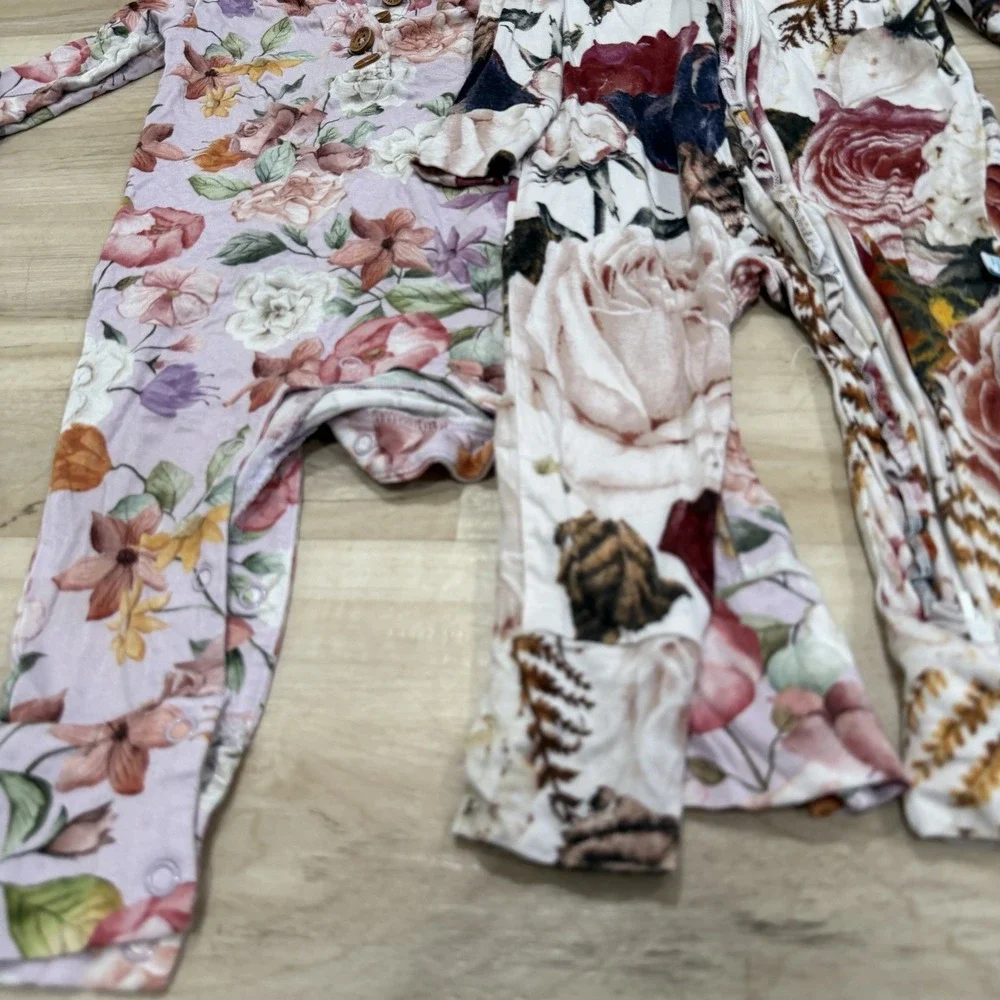 Baby Girls Posh And Peanut Bodysuit Floral Baby Size‎ 12-18 Months